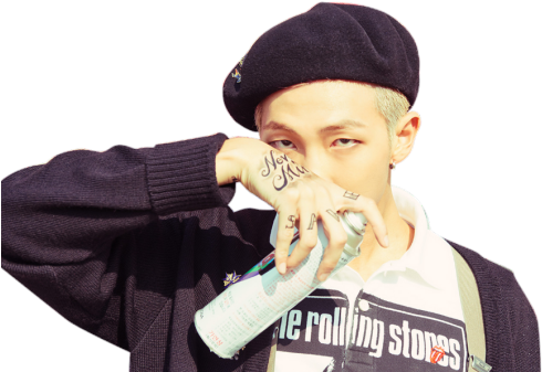 Namjoon Png - Rap Monster The Most Beautiful Moment In Life Part (500x348), Png Download