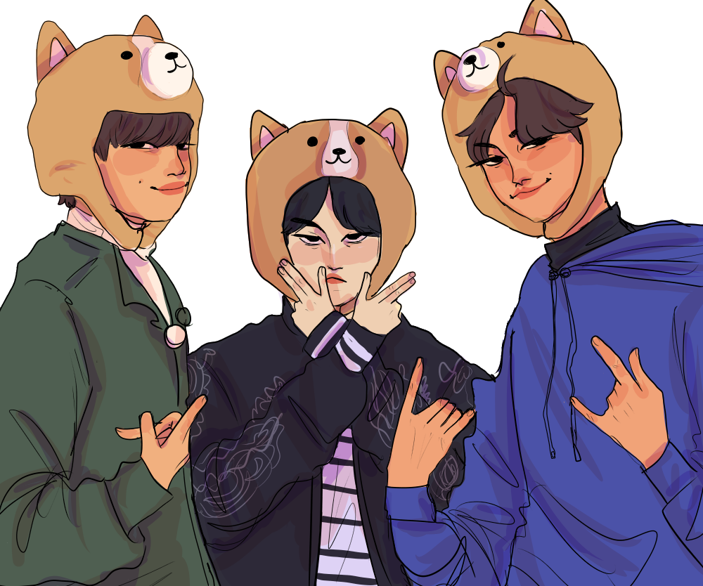 Hangsang With My Thugs (1000x834), Png Download