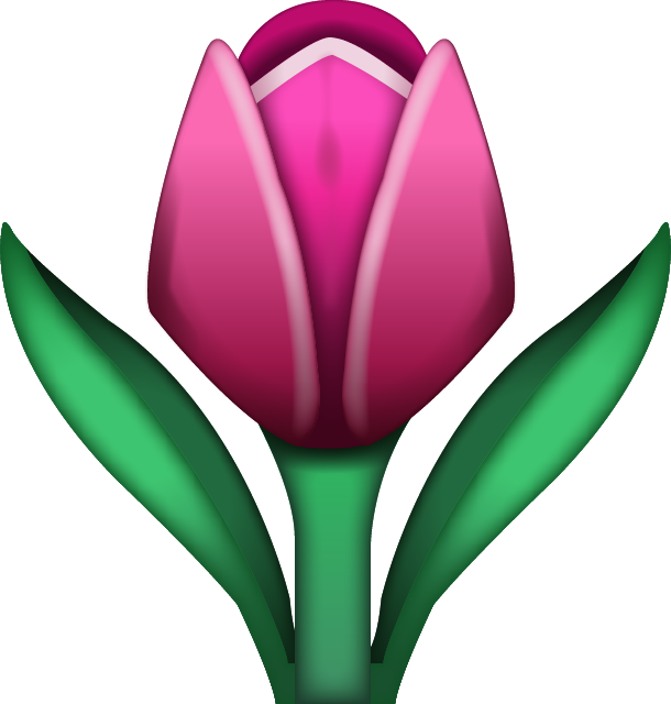 Download Download Ai File Tulip Emoji PNG Image with No Background