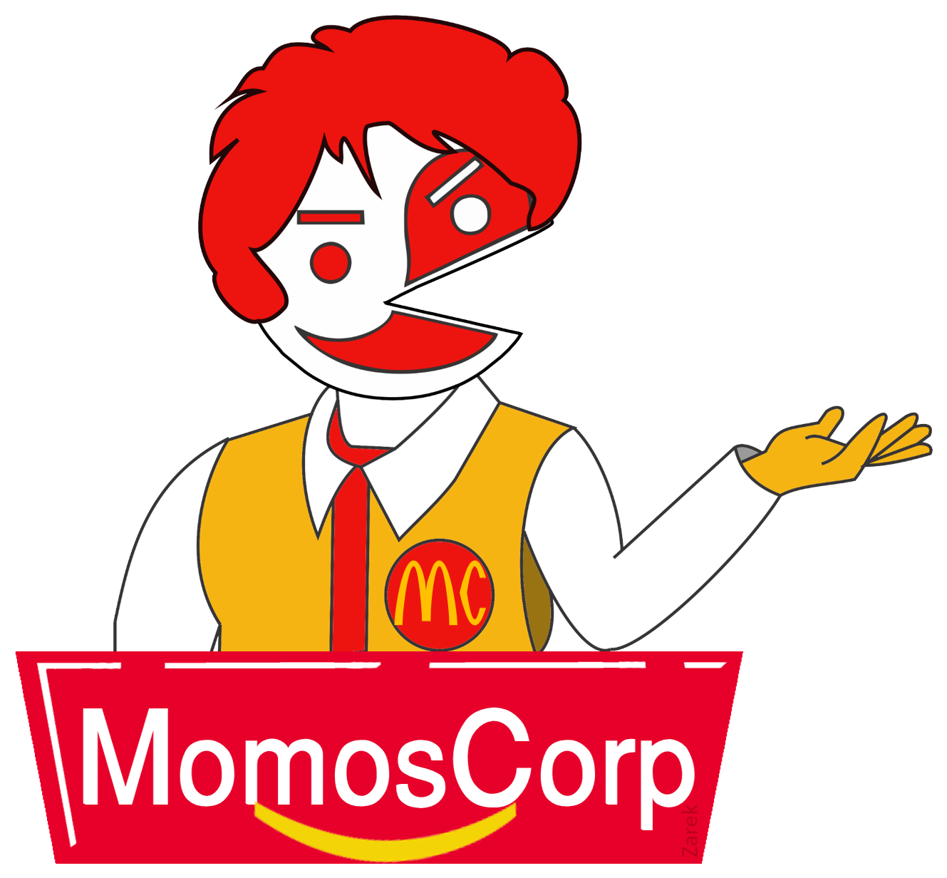 Ronald Mcdonald Face Png Vector - Marcas De Agua Momos Corp Png (1432x1320), Png Download