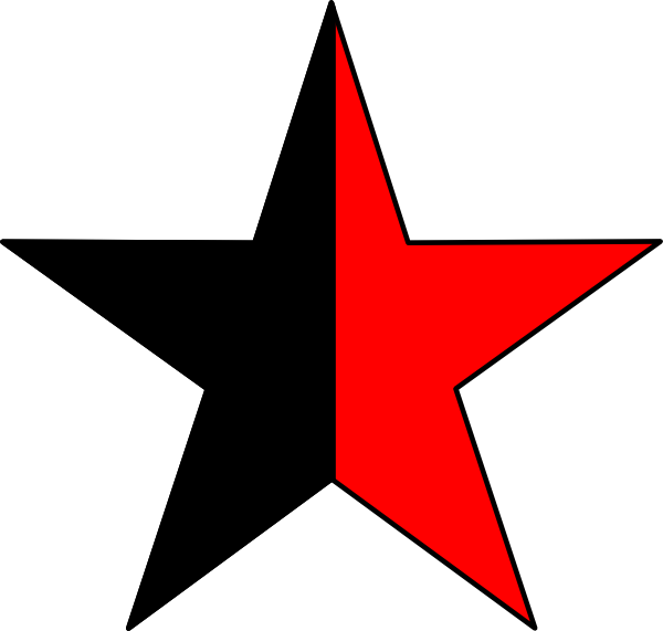 Anarcho Communism Hi - Estrellas De Color Rojo (600x571), Png Download