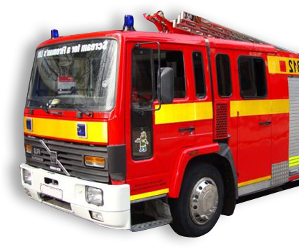 Fire Engine (428x365), Png Download