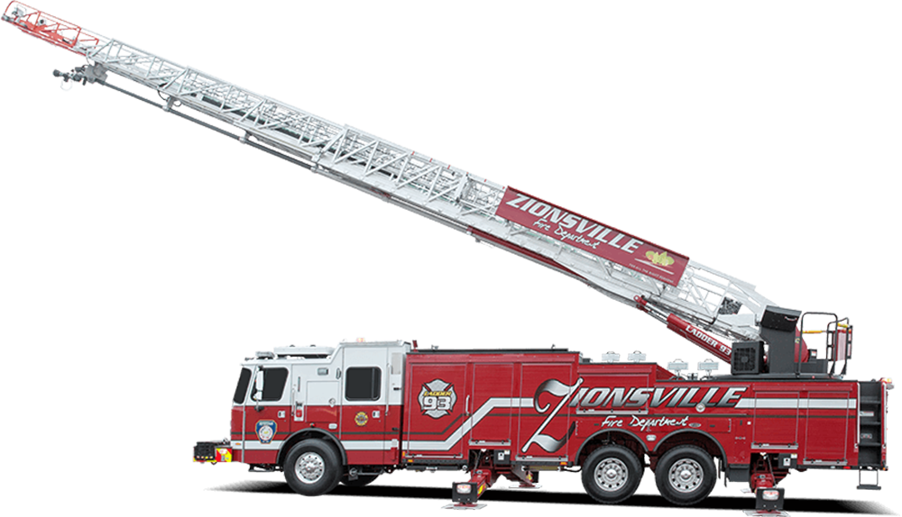 The Cr 137 Advantage - Fire Truck Ladder (1000x574), Png Download
