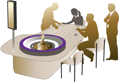 Roulette - Illustration (500x284), Png Download