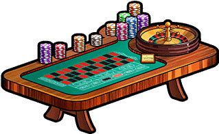 Furniture-roulette Table Render - Roulette (380x380), Png Download