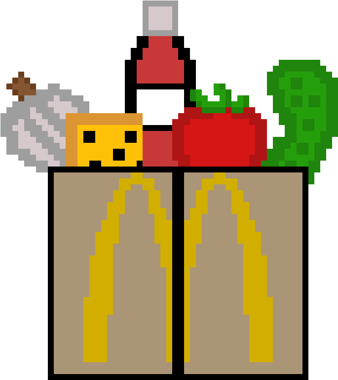 Graphic Freeuse Pixilart Shiping Crate By Anonymous - Cartoon (1200x1200), Png Download