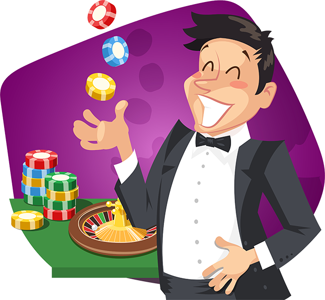 Created In France, Roulette Game Is Worldwide Popular - Cartoon Singer (640x591), Png Download