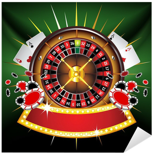 Casino Gold-framed Composition With Roulette Wheel - Win At Roulette [book] (400x400), Png Download