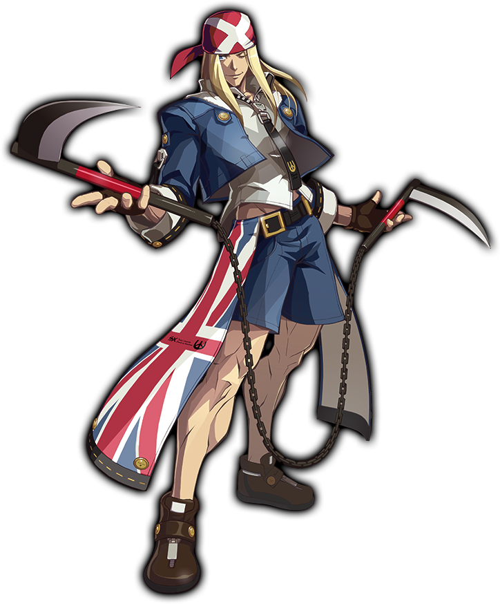 Lesser Gods - Guilty Gear Axl (724x874), Png Download
