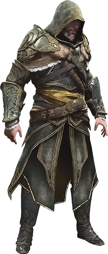 Ezio In Master Assassin Armor By Ivances - Master Assassin Armor (365x858), Png Download