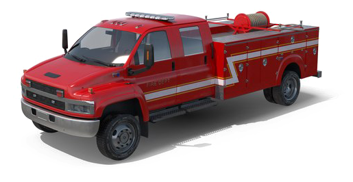 Fire Truck Png Picture - Emergency Vehicle (600x600), Png Download