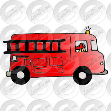 Fire Truck Clipart Transportation - Fire Engine (380x380), Png Download