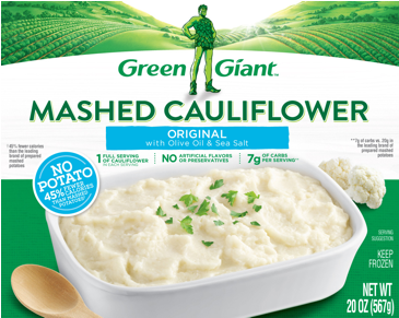 Cauliflower Mashed Potatoes Green Giant (400x400), Png Download