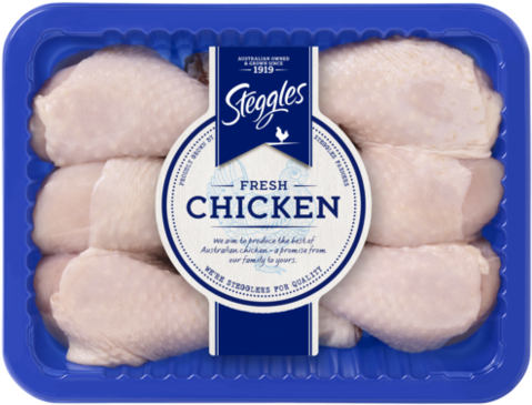 Fresh Chicken Drumsticks - Steggles Chicken Giblets 1kg (500x500), Png Download
