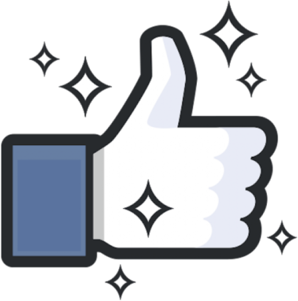 Free Facebook Like Thumb Png - Facebook (600x457), Png Download