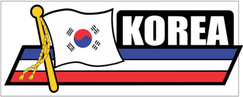Korea Flag Car Sidekick Decal - Car (480x480), Png Download