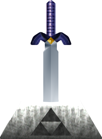 Pedestal Of Time - Legend Of Zelda Master Sword In Stone (330x448), Png Download