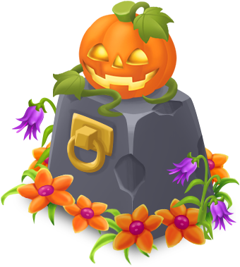 Pumpkin Pedestal - Pedestal (463x463), Png Download