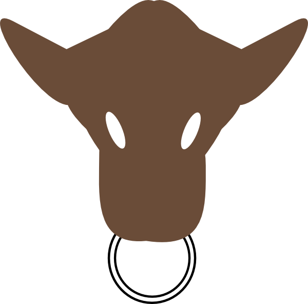 Bull Head Clip Art - Ox Head Clipart (600x591), Png Download