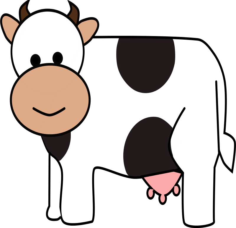 Show Cattle Silhouette At Getdrawings - Clip Art Cow (800x771), Png Download