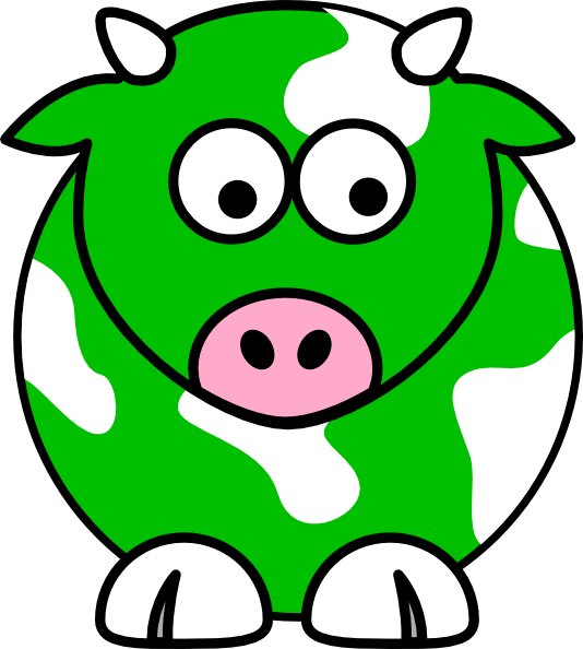 Green Cow Clip Art - Purple Cow: Transform Your Business By Being Remarkable (534x594), Png Download
