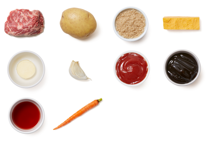 Steaks & Cheesy Mashed Potatoes With Steak Sauce & - Steak (700x477), Png Download