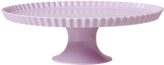 Lavender Melamine Cake Stand - Cake Stand Clipart Png (600x600), Png Download