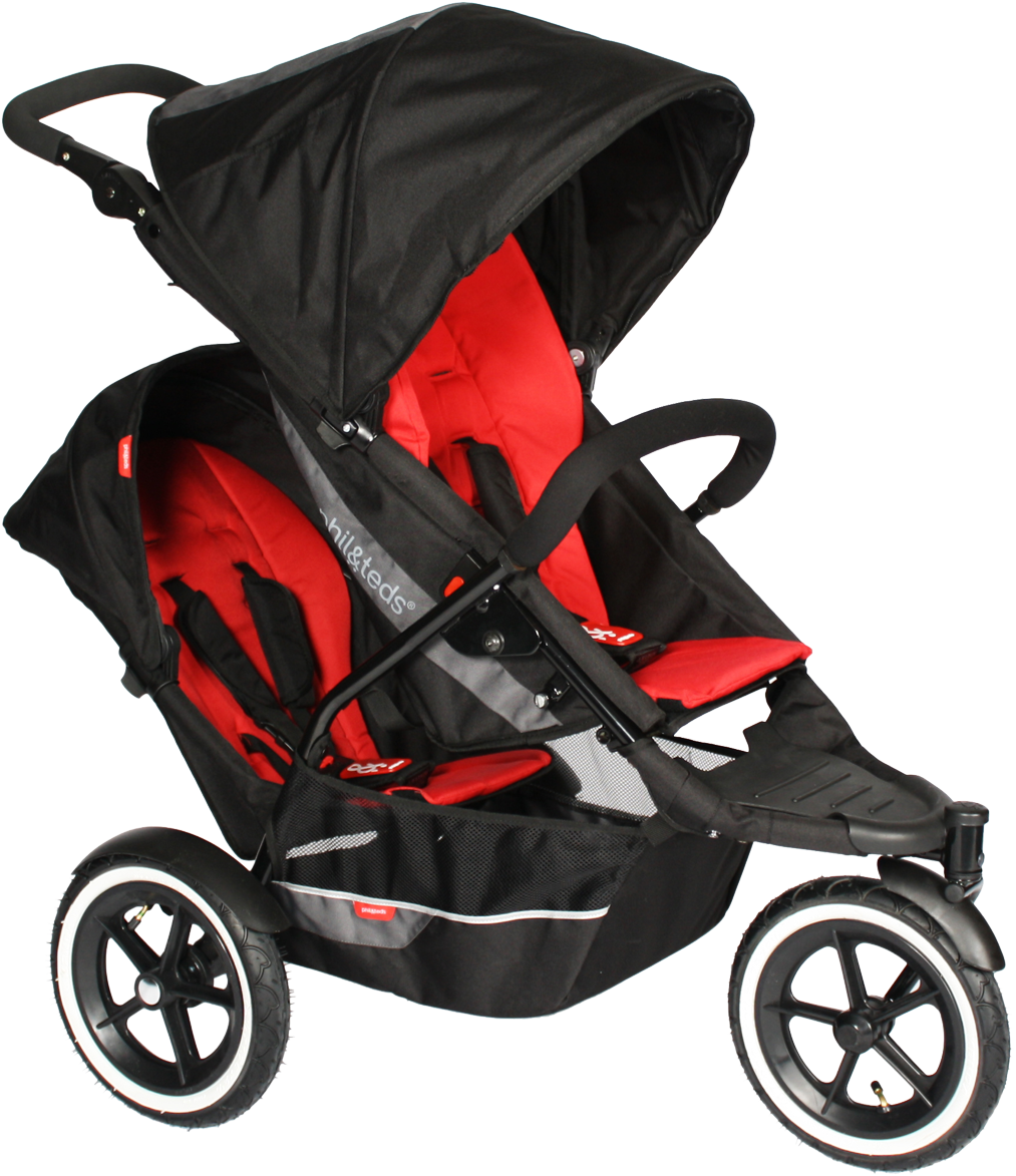 Black Pram Baby Png Image - Phil & Teds Explorer (1200x1200), Png Download