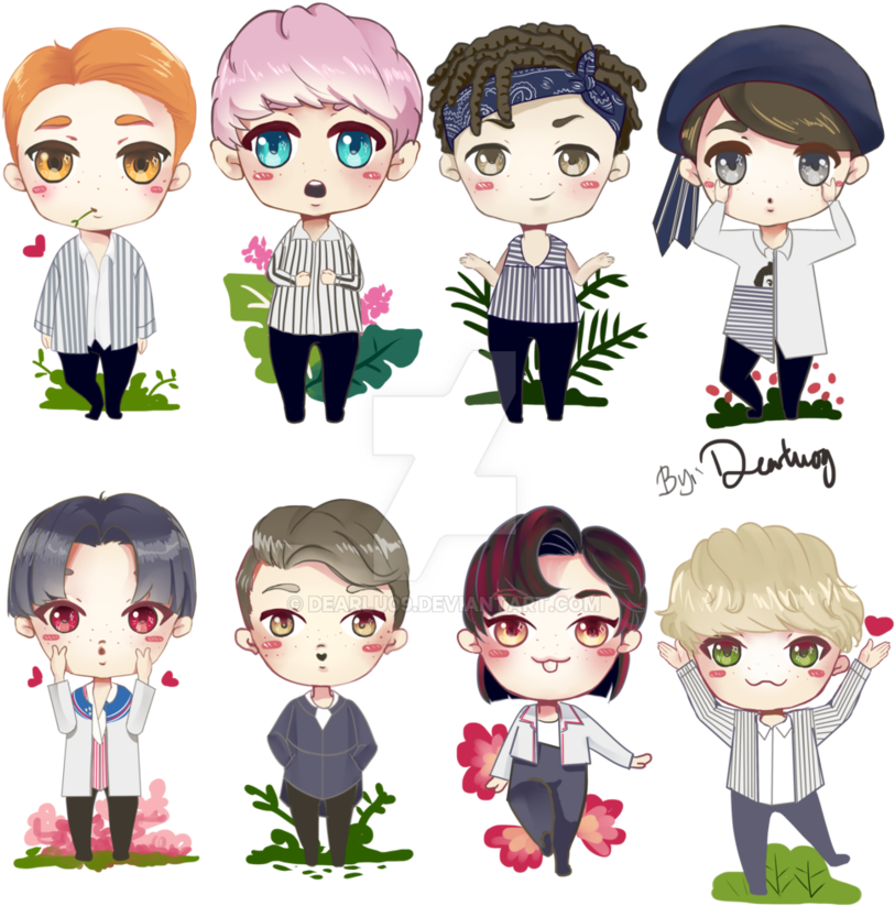 Exo Drawing - Cartoon (858x932), Png Download