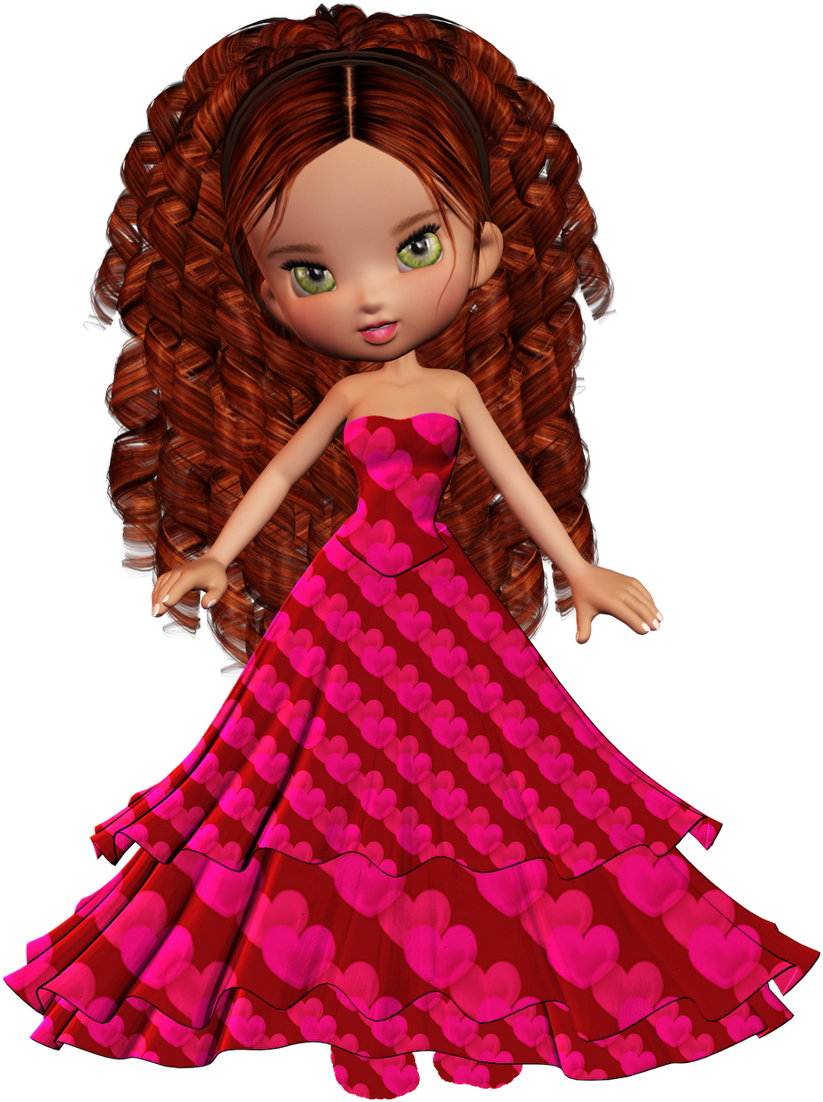 Niñas De Regalo Png - Doll (1593x1600), Png Download