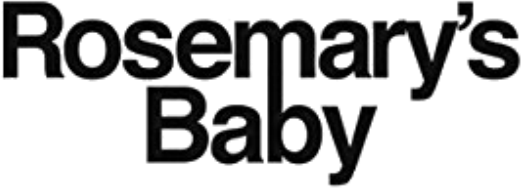 Rosemary's Baby Movie Black Logo - Symphonic Love (1920x715), Png Download