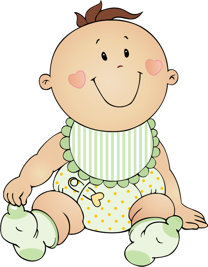 Baby Clip Art 2018 - Clip Art Of A Baby (697x896), Png Download