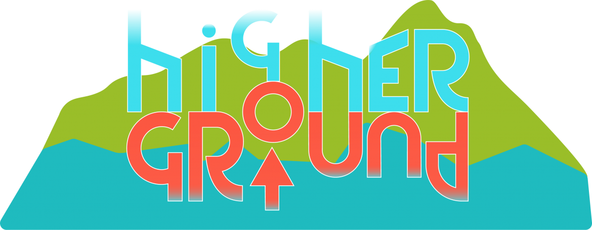 Higher Ground Website Logo White Outline Arrow Logo - Higher Ground (1170x454), Png Download