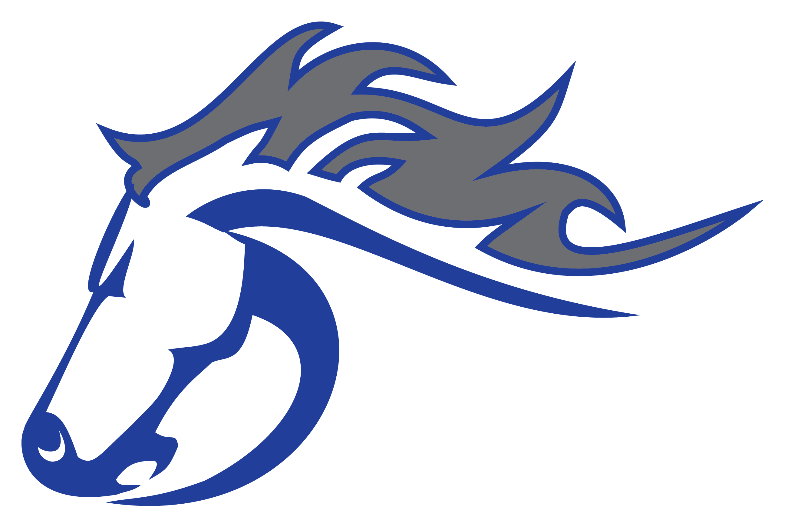 Mountain House Mustangs - Mountain House Mustangs Logo (2645x1789), Png Download