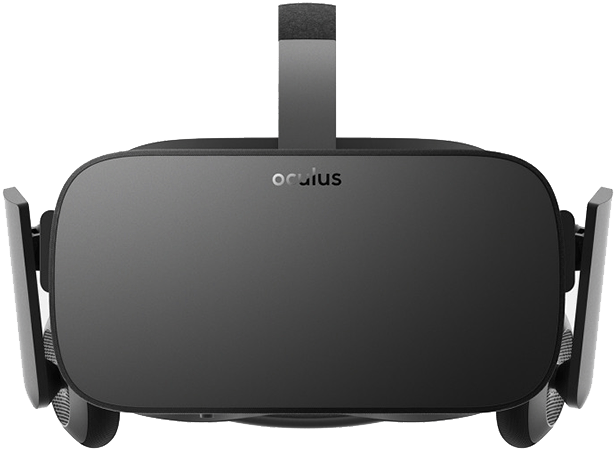 Oculus Rift Vr Headset Front View - Oculus Rift Vr Gaming Headset (750x500), Png Download