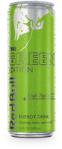 The Red Bull Green Edition - Kiwi Apple Red Bull (260x496), Png Download