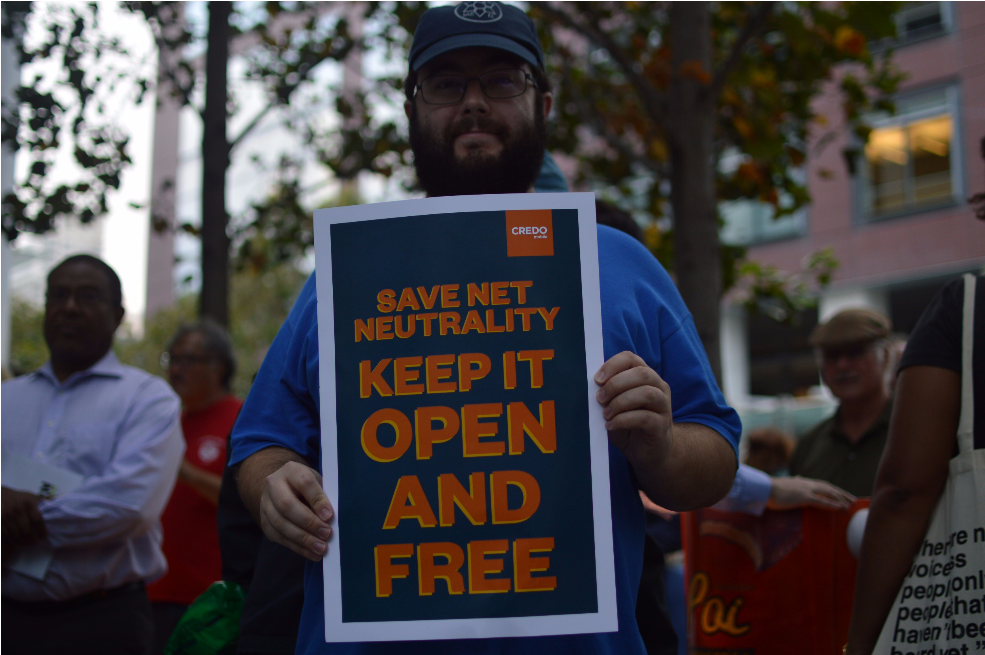 Ajit Pai Welcome Committee Save The Open Internet - Demonstration (1278x654), Png Download