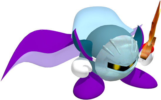 Download Zip Archive - Ssbm Meta Knight (750x650), Png Download