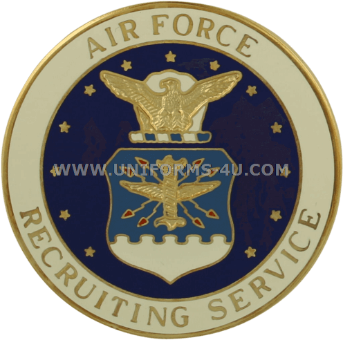 Af-803, Air Force Recruiting Badge, Basic, Regular (500x499), Png Download
