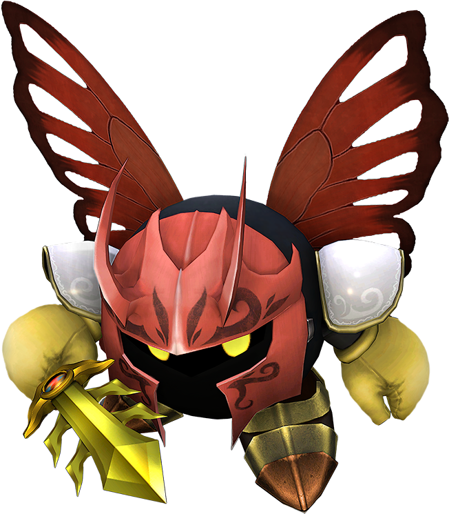 Concept Art Meta Knight - Kirby Meta Knight Beta (700x807), Png Download