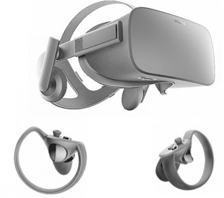 Oculus Rift - Oculus Rift Cv1 Touch (495x400), Png Download