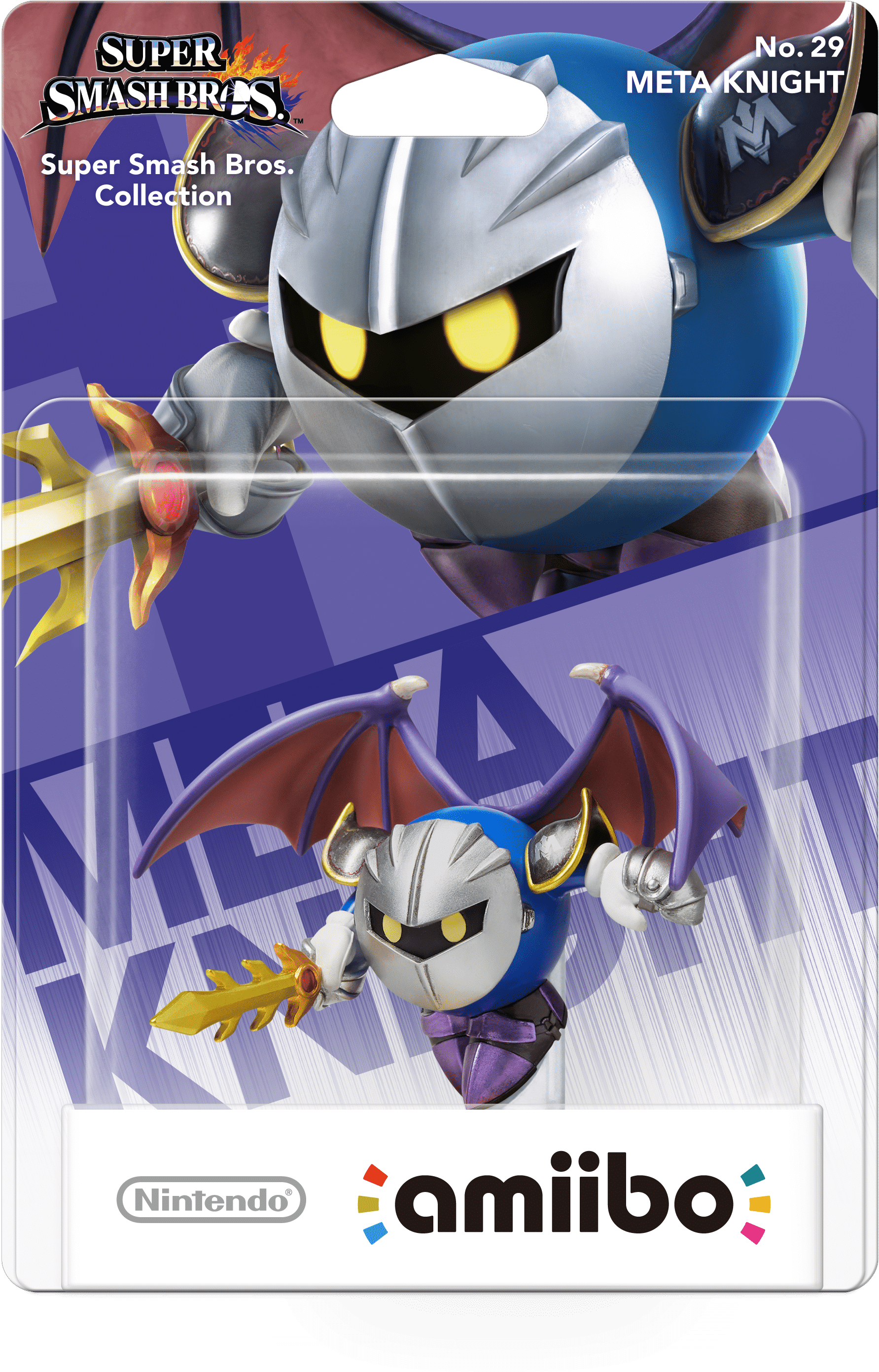 Amiibo Super Smash Bros. Series Figure (meta Knight) (2146x2986), Png Download