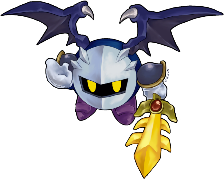 Kby Meta Knight Collab By Mikoto Chan On Deviantart - Transparent Png Meta Knight (900x730), Png Download