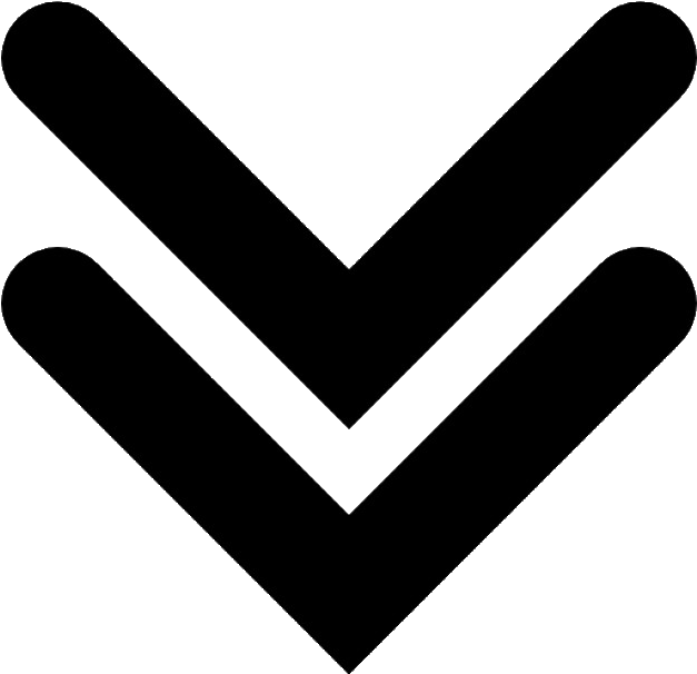 Download Arrow Of Double Angle Pointing Down Vector Double Arrow