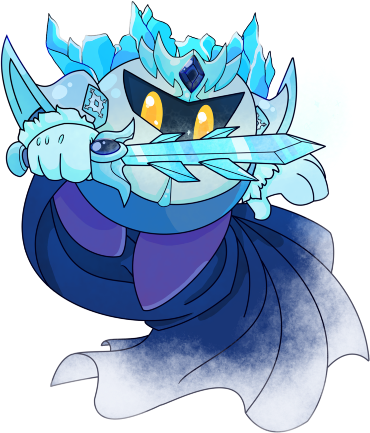 Ice Meta Knight By Theakanemnon On Deviantart - Meta Knight Copy Ability (820x975), Png Download