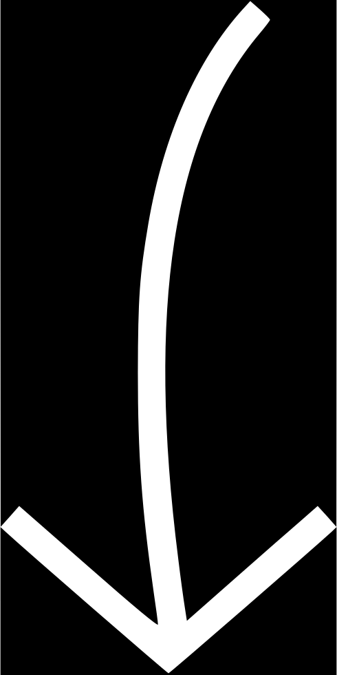 Arrow Pointing Down - Amnesty International (490x980), Png Download