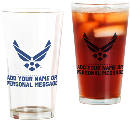 Air Force Logo Drinking Glass On Cafepress - Air Force Symbol (460x460), Png Download