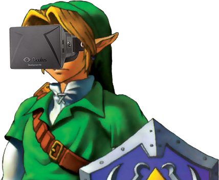 Ocarina Of Time, In First Person, On The Oculus Rift - The Legend Of Zelda (640x360), Png Download