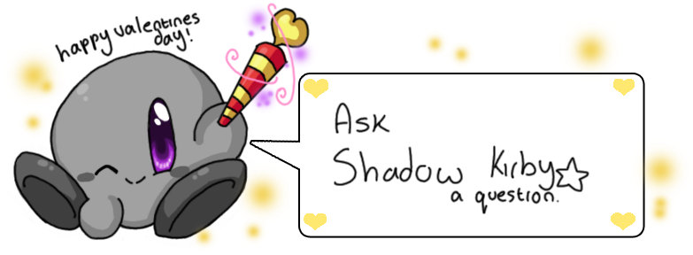 Ask Shadow Kirby A Question, I Ship You And Dark Meta - Cartoon (930x338), Png Download