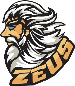 Zeus Mascot Logo Png (500x500), Png Download